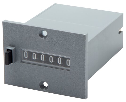 Exemplary representation: Pneumatic addition counter for panel mounting