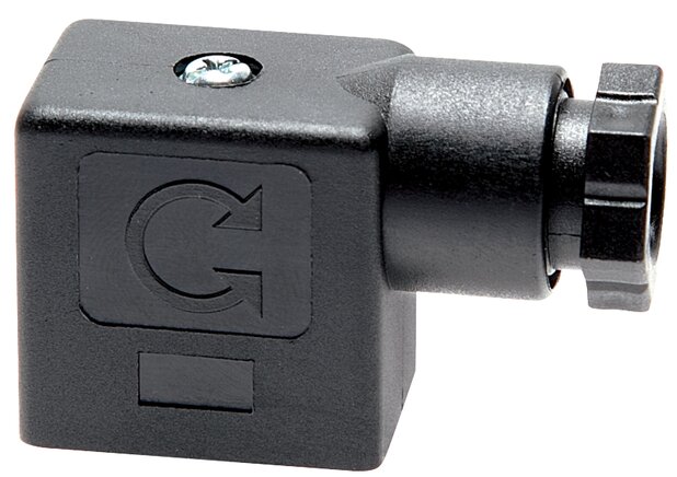 Exemplary representation: Standard plug for solenoid coil, size 1